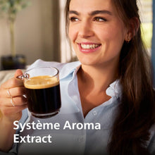 Load image into Gallery viewer, Philips Série 2200 Machine Expresso Automatique - 2 Boissons, Mousseur à Lait Classique, Écran Tactile, Broyeur Céramique, Aroma Seal, Noir Mat (EP2220/10)