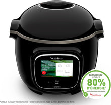 Load image into Gallery viewer, Moulinex Cookeo Touch Wifi Multicuiseur intelligent, Cuve 6 L, Haute pression, Guide pas à pas, 250 recettes intégrées, Application Moulinex CE902800, Noir