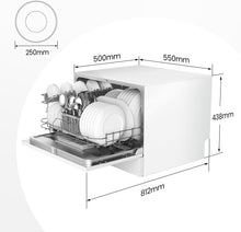 Load image into Gallery viewer, COMFEE’ TD602E-W | Lave-vaisselle Compact 6 Couverts