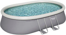 Load image into Gallery viewer, Bestway Piscine autoportante Ovale Fast Set 549 x 366 x 122 cm avec Filtration