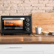 Load image into Gallery viewer, Cecotec Bake&amp;Toast 4600 Black Gyro Countertop Oven, 46 L, 2000 W, 12 Combinable Heating Functions, Includes Rotating Spindle, Crumb Catcher Tray.