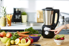 Load image into Gallery viewer, Senya SYCP-HB008R Cook &amp; Ice V3 Red Stainless Steel Heated Blender, Soup Blender/Milled Soup, Steaming, Crushed Ice Smoothies, 1, 5L, 1400W, SYCP-HB008R