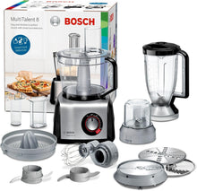 Load image into Gallery viewer, Bosch MultiTalent 8 MC812M844 – Robot de cuisine polyvalent avec plus de 50 fonctions – 1250 W – Grande capacité de 3,9 L – Couleur : Noir