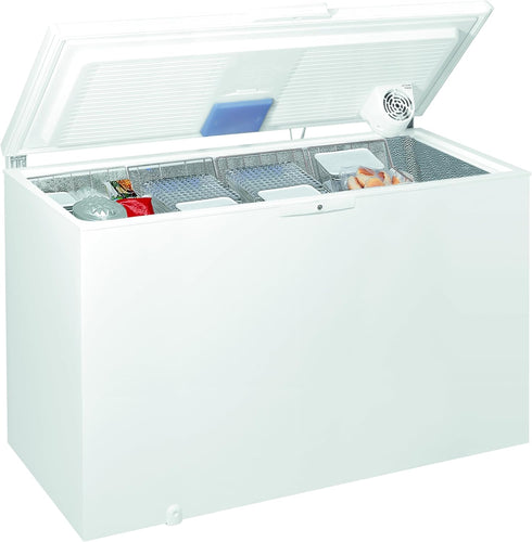 Whirlpool WHE39392 T Autonome Coffre 390L A++ Blanc Congélateur 390L 18 kg/24h SN-T, A++, Blanc