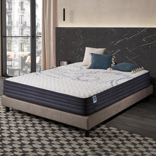 Load image into Gallery viewer, NATURALEX - Matelas PerfectSleep 180x200 - Épais 30 cm - Soutien Mousse à mémoire de Forme - Accueil Blue Latex - Confort Ferme - Respirant - 7 Zones - Réversible - Haute Densité - Fabriqué en Europe