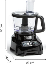 Load image into Gallery viewer, Moulinex Robot multifonction, 1000 W, 28 fonctions, Bol 3 L, Blender 2 L, Hachoir, Disques pour râper et émincer, Lames inox titanium, Robot cuisine, DoubleForce FP821811
