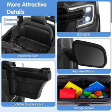 Load image into Gallery viewer, 12V Licensed Ford Ranger Kids Ride on Car, Battery Powered Electric Vehicle Toy Car w/ Remote Control, Storage Basket, Music