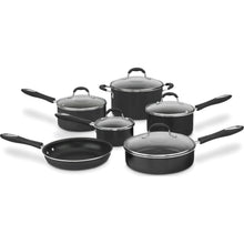 Load image into Gallery viewer, Cuisinart 11-Piece Nonstick Cookware Set, Black, 55-11BK