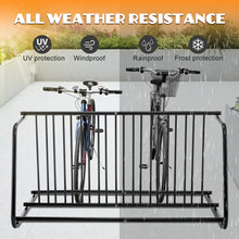 Load image into Gallery viewer, AECOJOY Commercial Floor Bike Rack Stand, 10-Bike Capacity Dual Sided Bicycle Storage Stand Floor Parking Stand