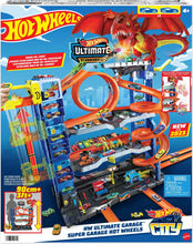 Load image into Gallery viewer, Hot Wheels City Ultimate Garage Playset with 2 Die - Cast Cars, Toy Storage for 50+ Cars